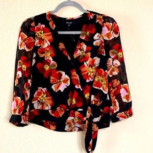 🌈10 Items for $40- 
Madewell Wrap Blouse